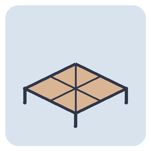 [ECH-PLA-257] Plancher acier crocheté 2,57 m